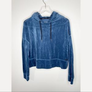 Calvin Klein Performance Women's Velour Cropped Sweatshirt L